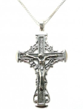 Stort Ortodoks sølv kors
